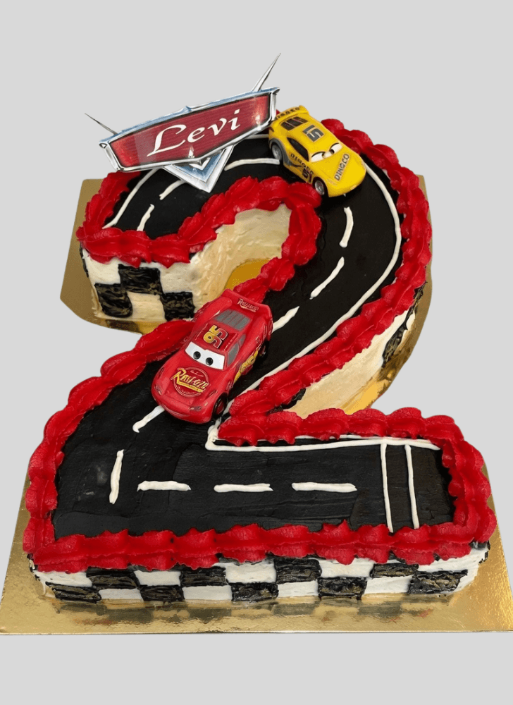 Dazzling Disney Car Cake