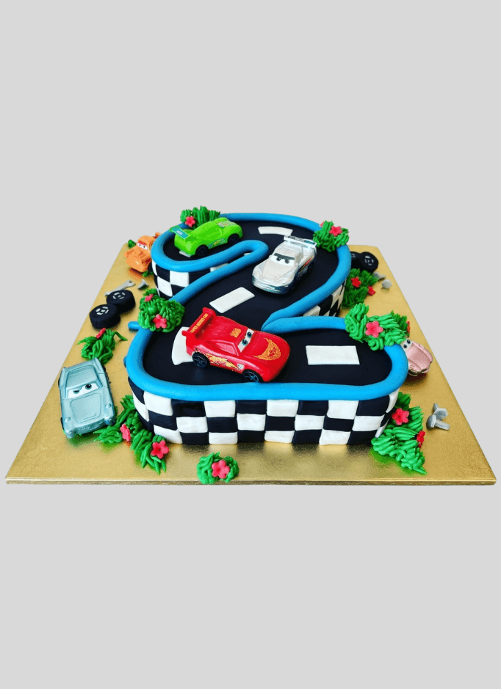 Delightful Disney Car Cake