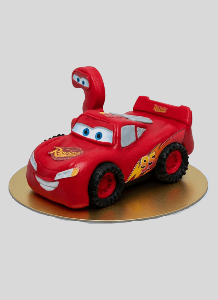 Fascinating Disney Car Cake
