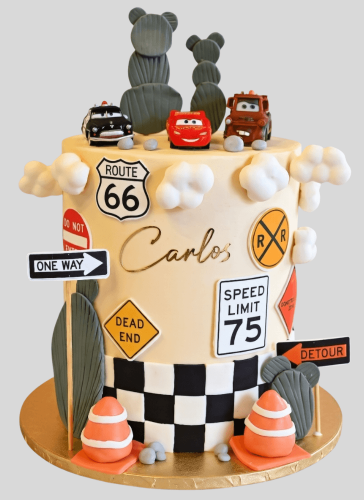 Fetching Disney Car Cake