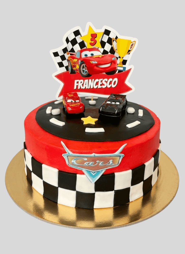 Good Looking Disney Car Cake