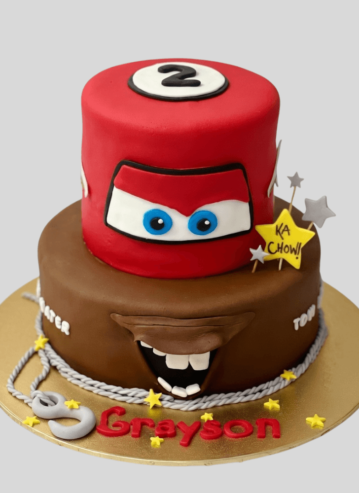 Gorgeous Disney Car Cake