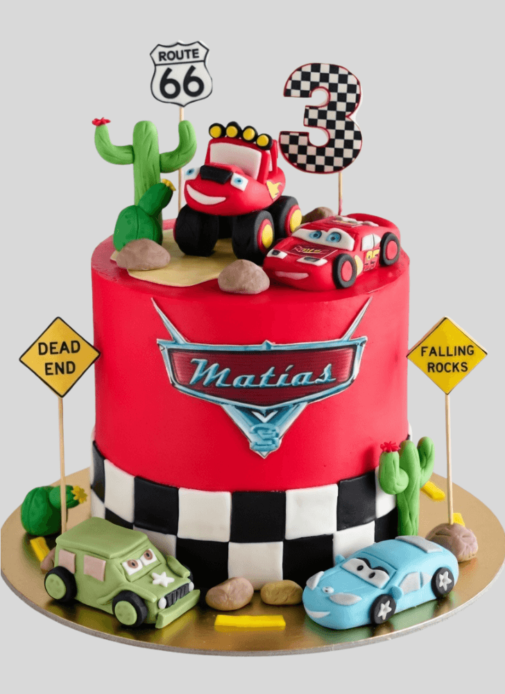 Grand Disney Car Cake