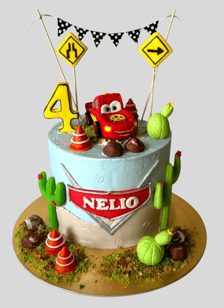 Ideal Disney Car Cake