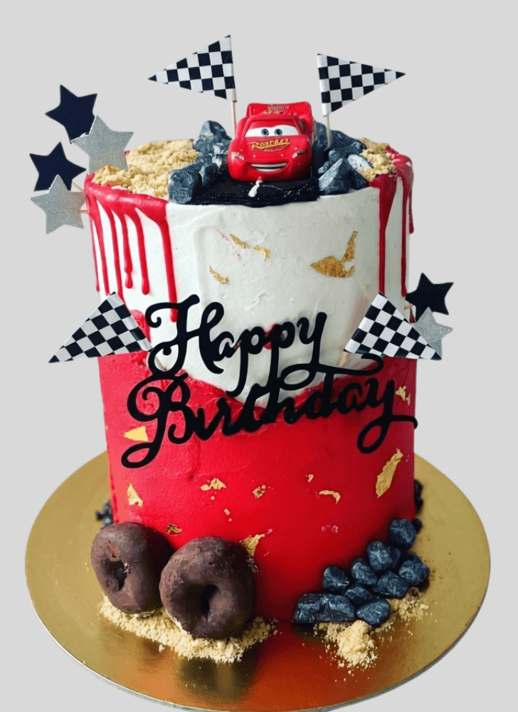 Lovely Disney Car Cake Design