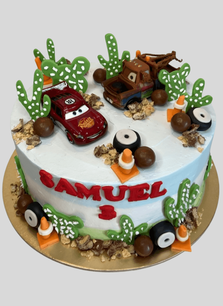 Magnetic Disney Car Cake