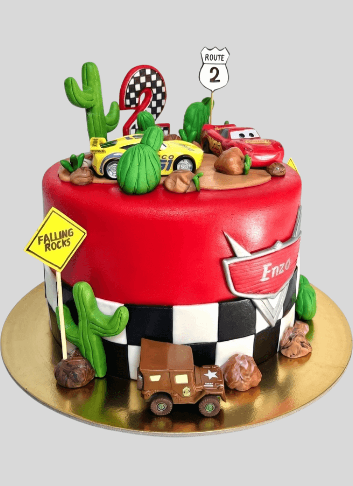 Magnificent Disney Car Cake