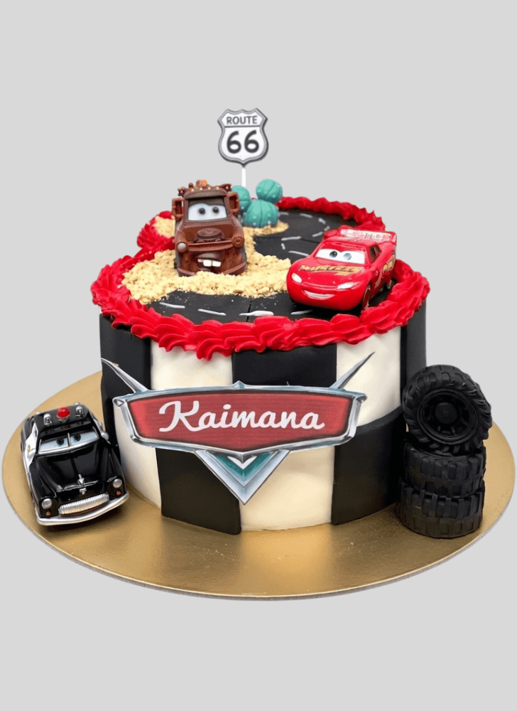 Marvelous Disney Car Cake