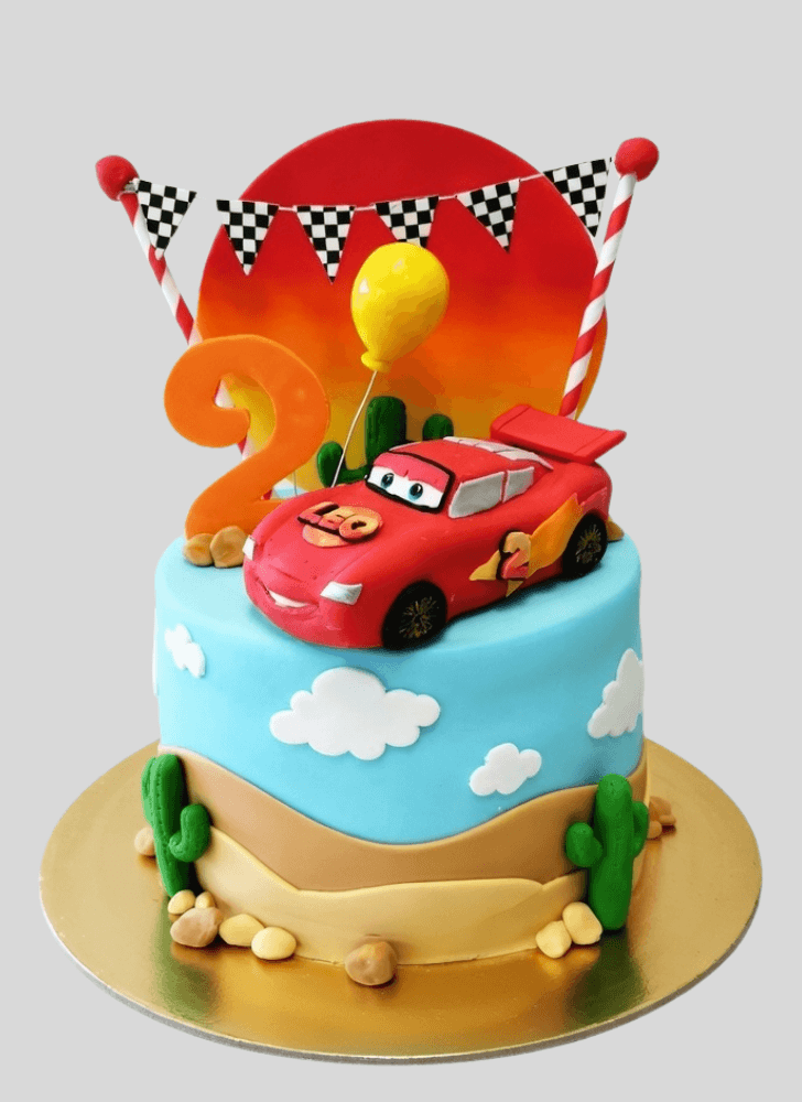 Ravishing Disney Car Cake