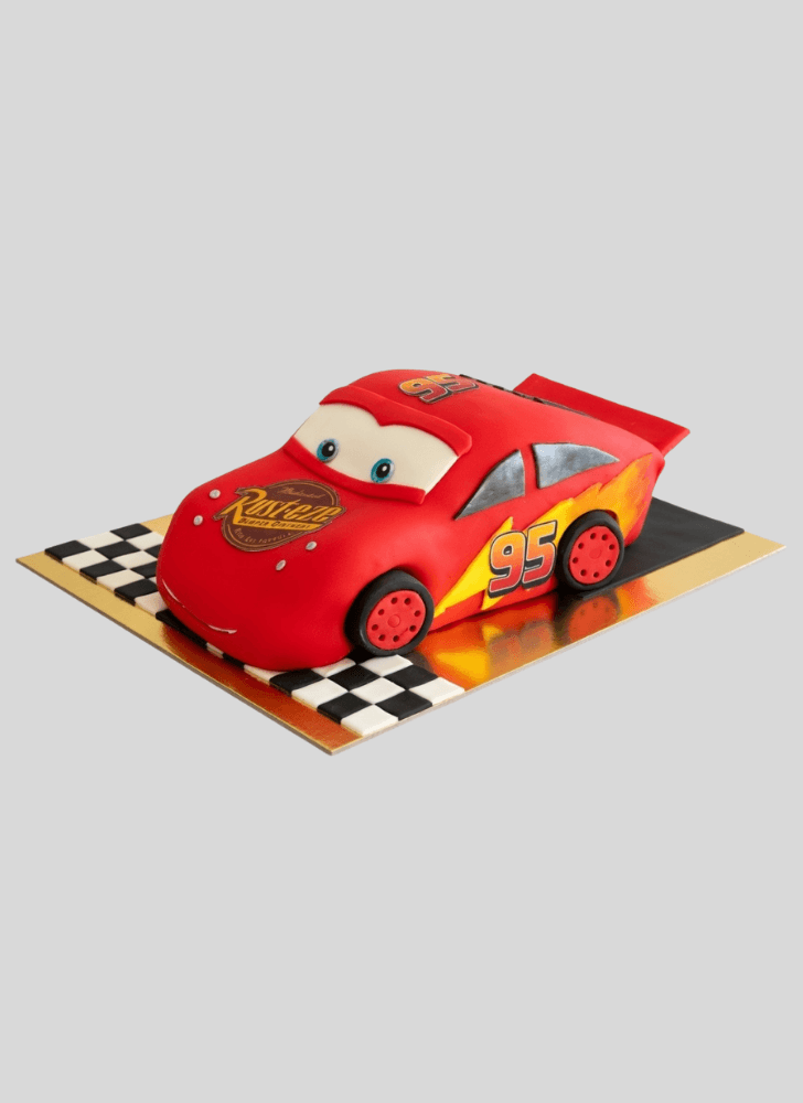 Refined Disney Car Cake