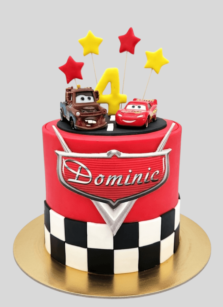 Splendid Disney Car Cake