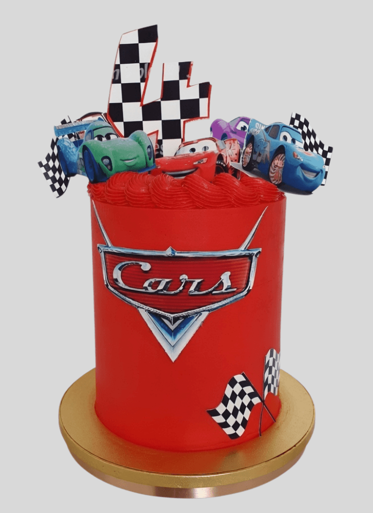 Stunning Disney Car Cake