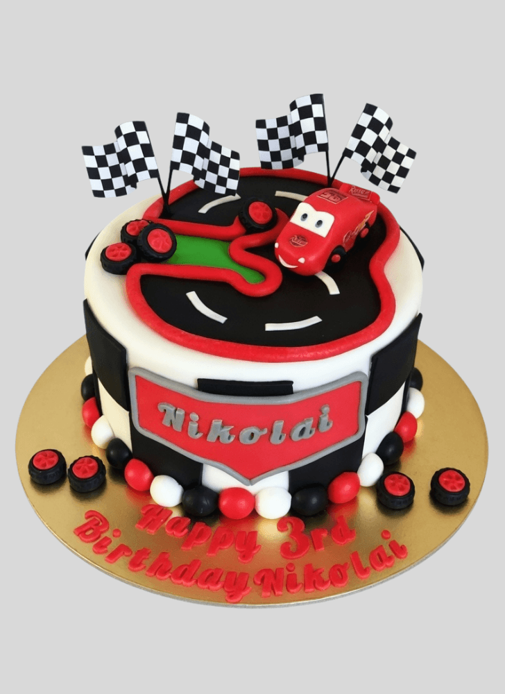 Wonderful Disney Car Cake Design