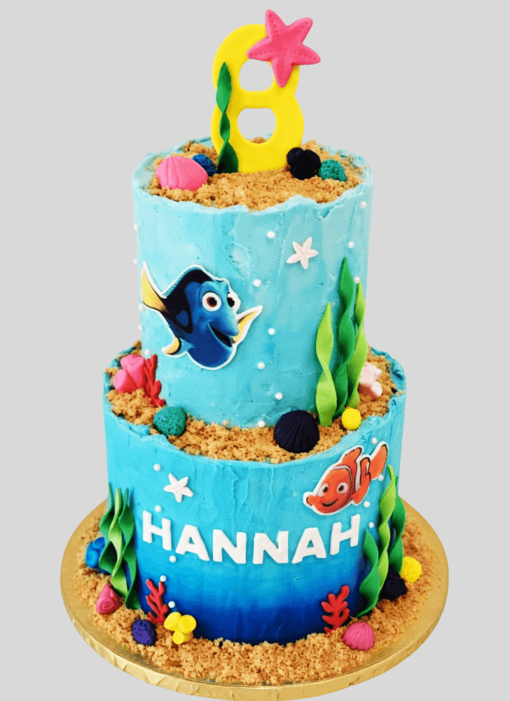 Delicate Finding Dory Cake