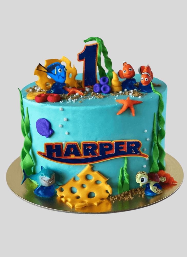 Lovely Finding Dory Cake Design