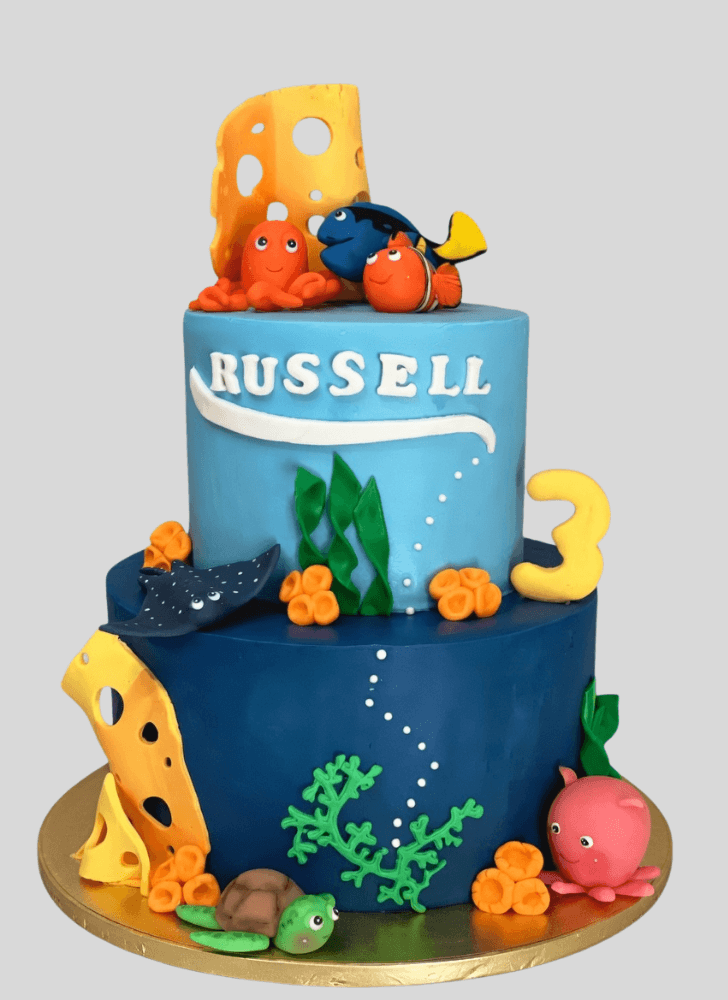 Slightly Finding Dory Cake