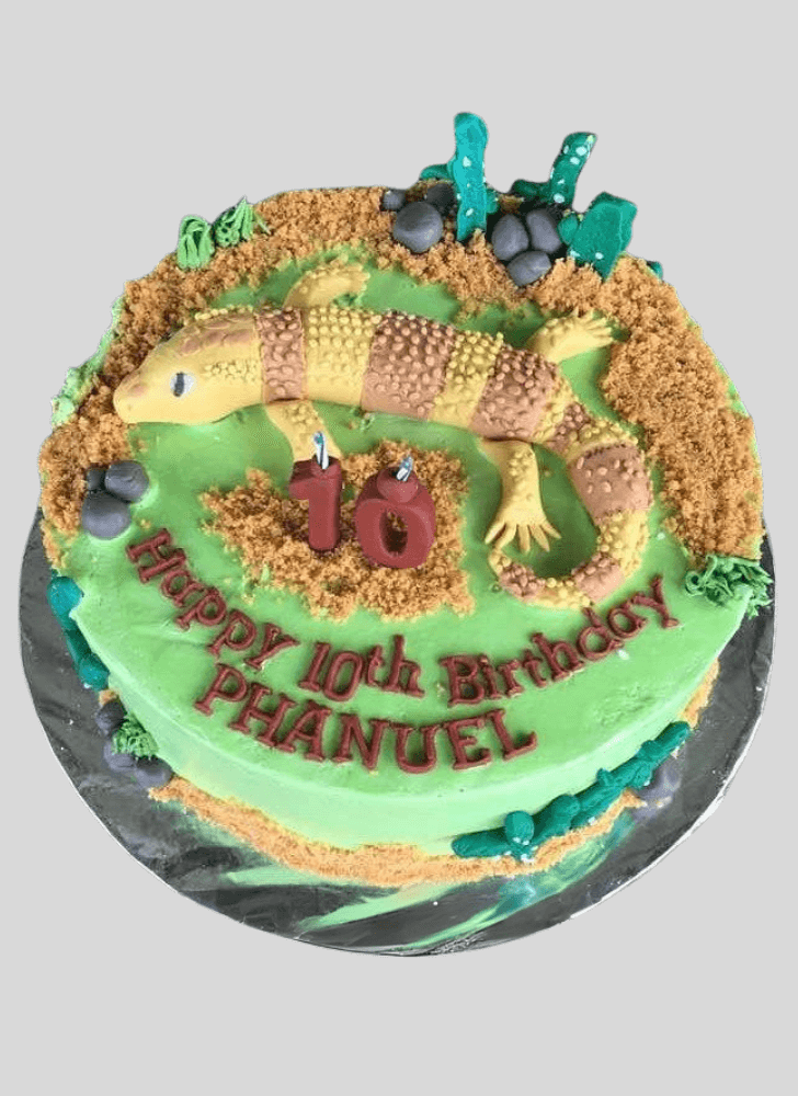 Charming Gecko Cake