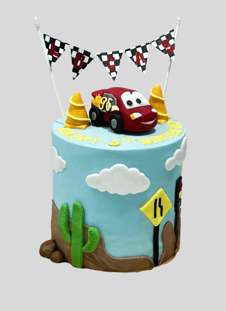 Admirable Lightning Mcqueen Cake Design