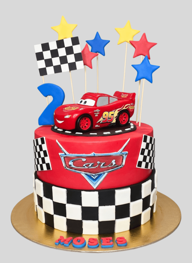 Fair Lightning Mcqueen Cake