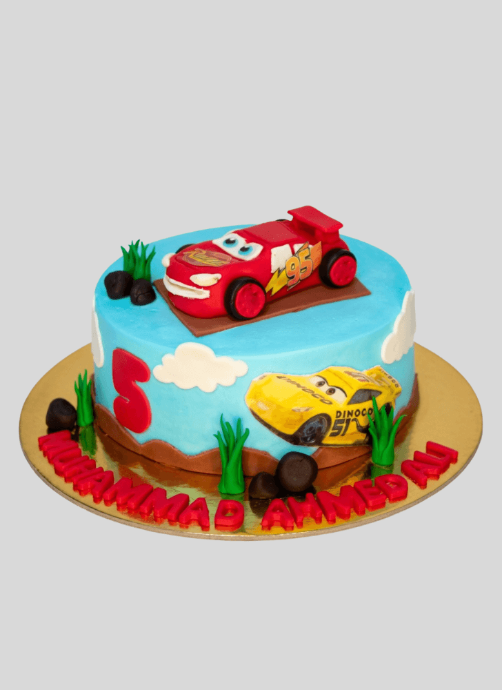 Magnificent Lightning Mcqueen Cake