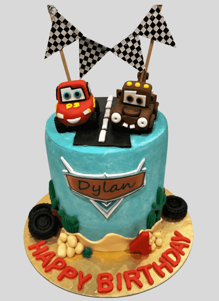 Marvelous Lightning Mcqueen Cake