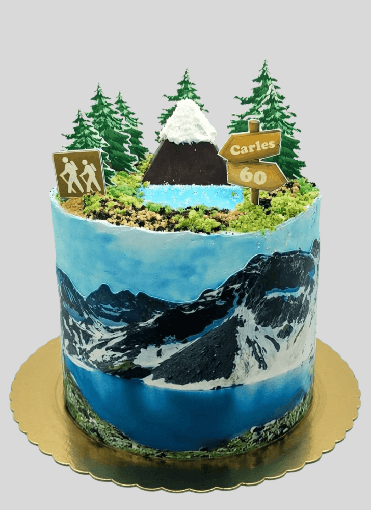 Admirable Mountain Cake Design