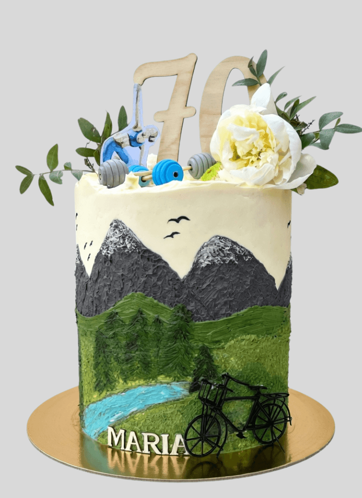 Adorable Mountain Cake