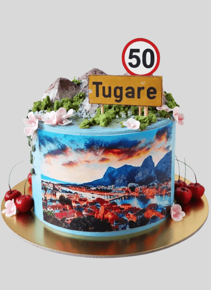 Classy Mountain Cake