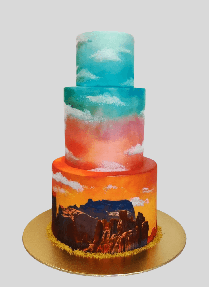 Delightful Mountain Cake