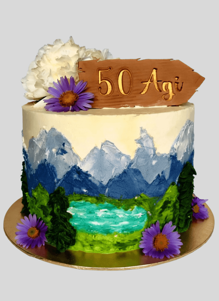 Divine Mountain Cake