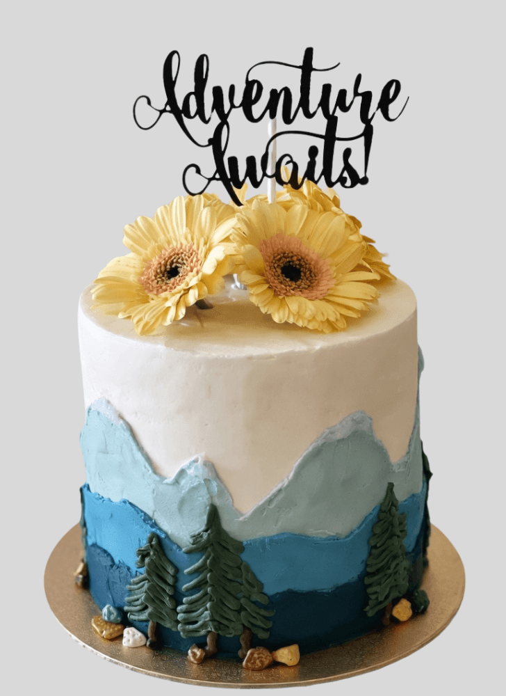 Good Looking Mountain Cake