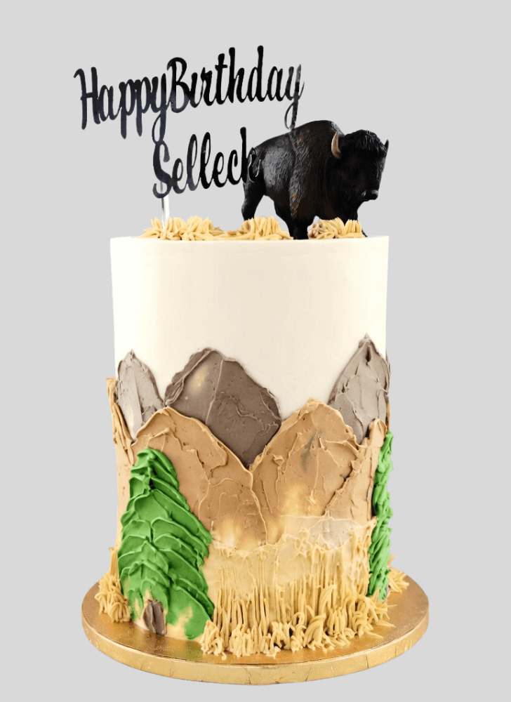 Graceful Mountain Cake