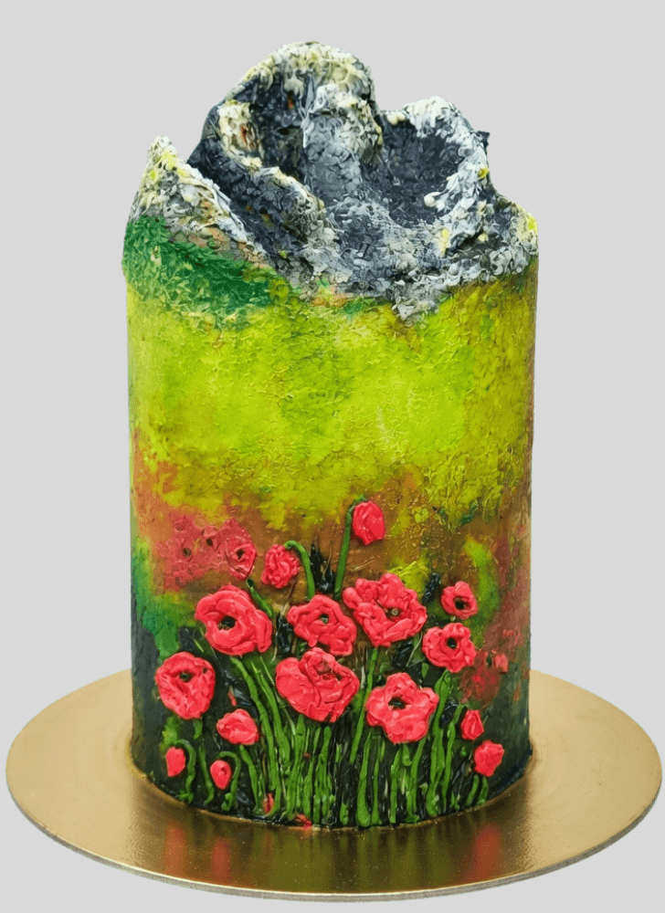 Pleasing Mountain Cake