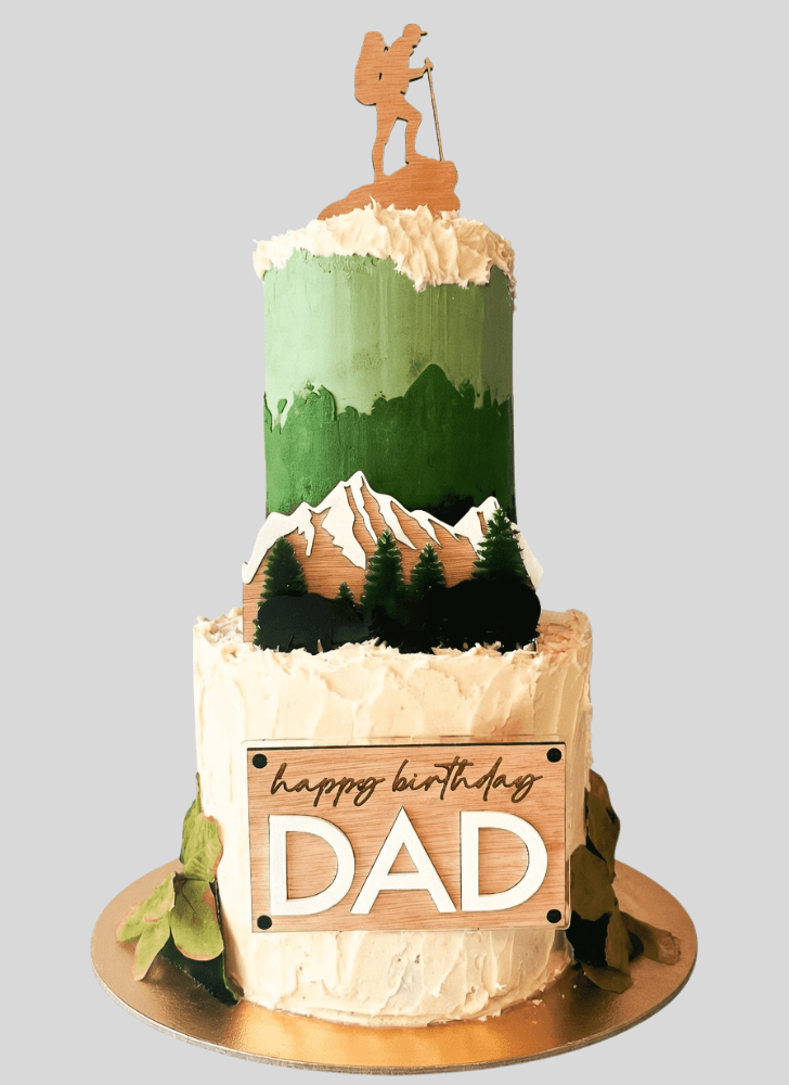 Pretty Mountain Cake