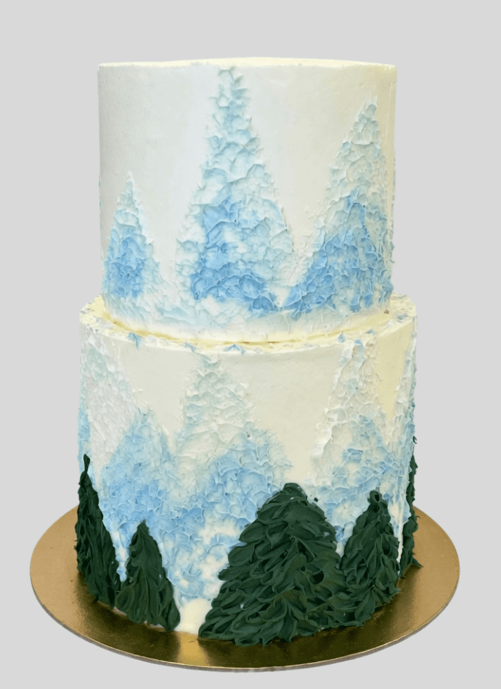 Ravishing Mountain Cake