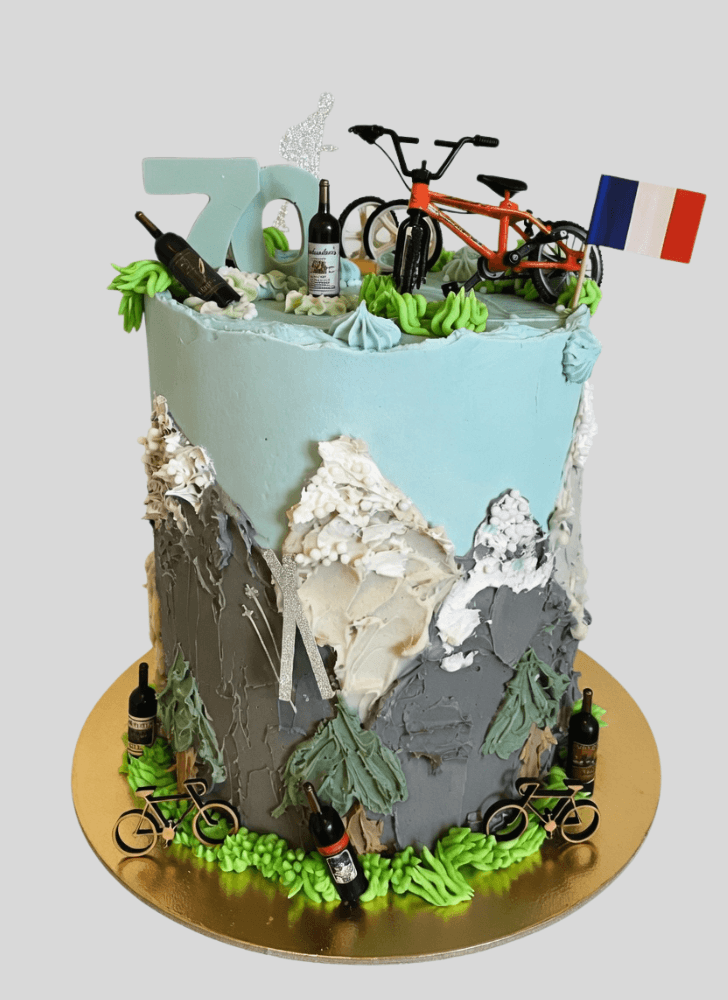 Refined Mountain Cake