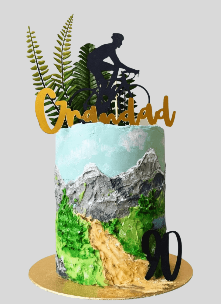 Wonderful Mountain Cake Design