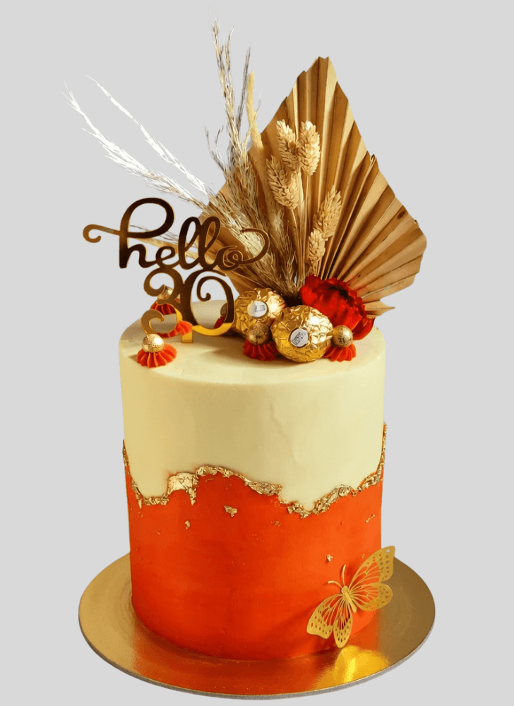 Captivating Palm  Cake
