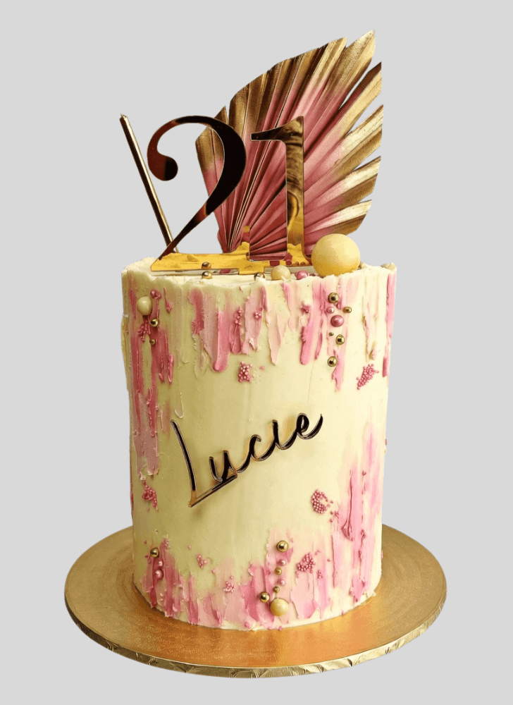 Charming Palm  Cake