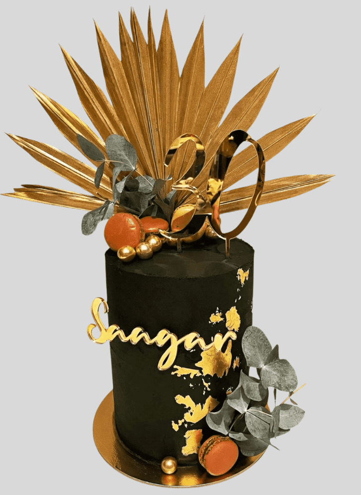 Elegant Palm  Cake
