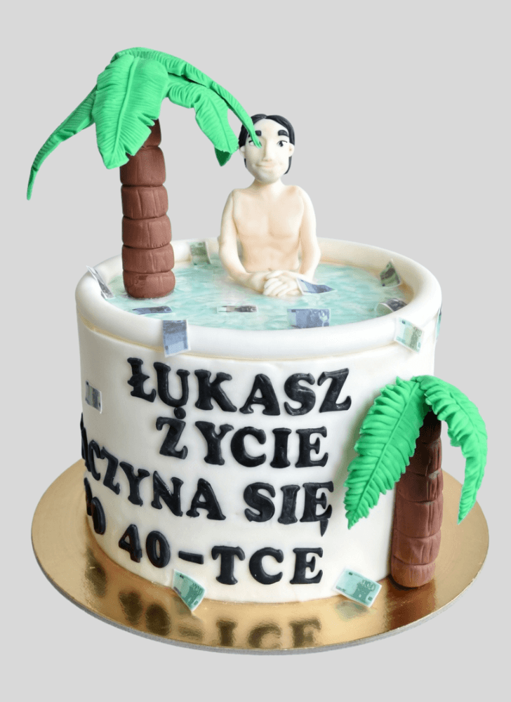 Fine Palm  Cake