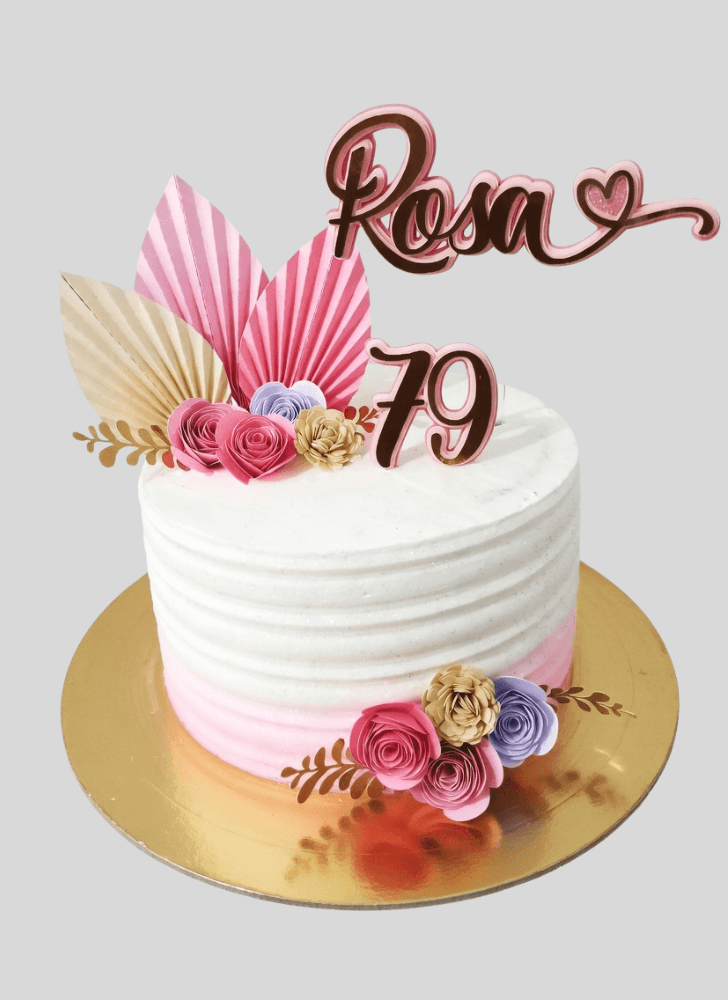 Lovely Palm  Cake Design