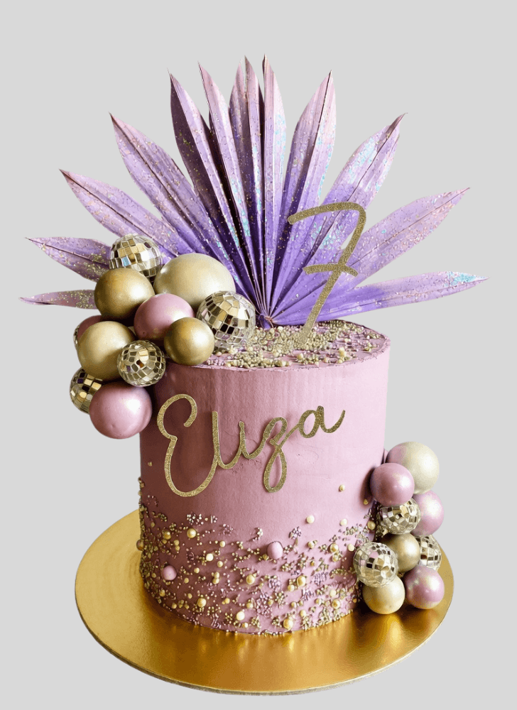 Radiant Palm Cake