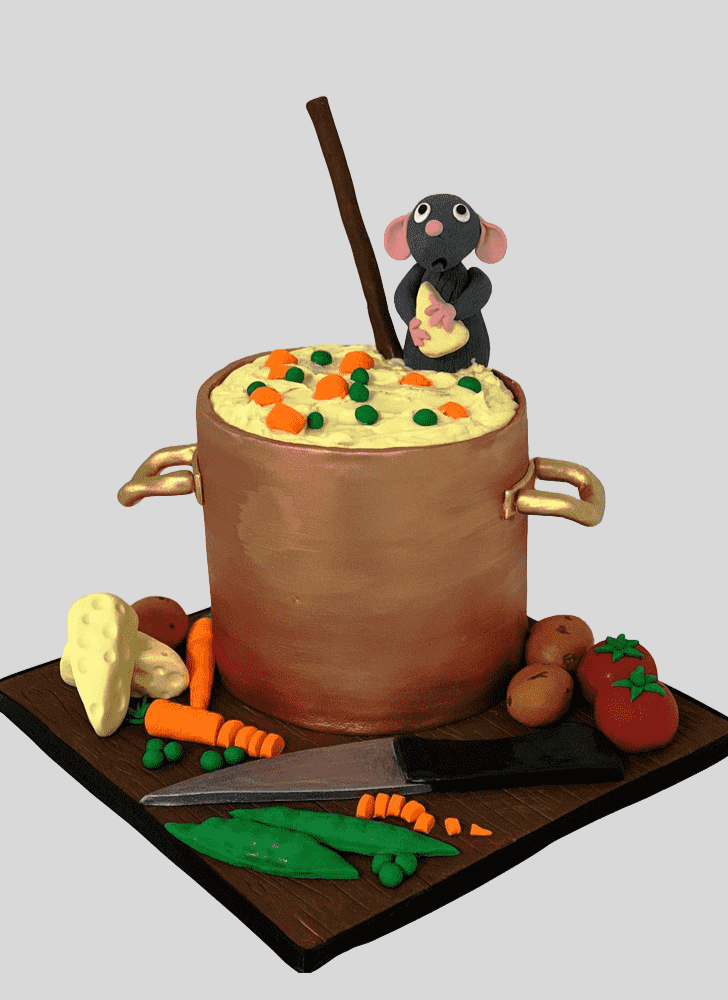 Shapely Ratatouille Cake