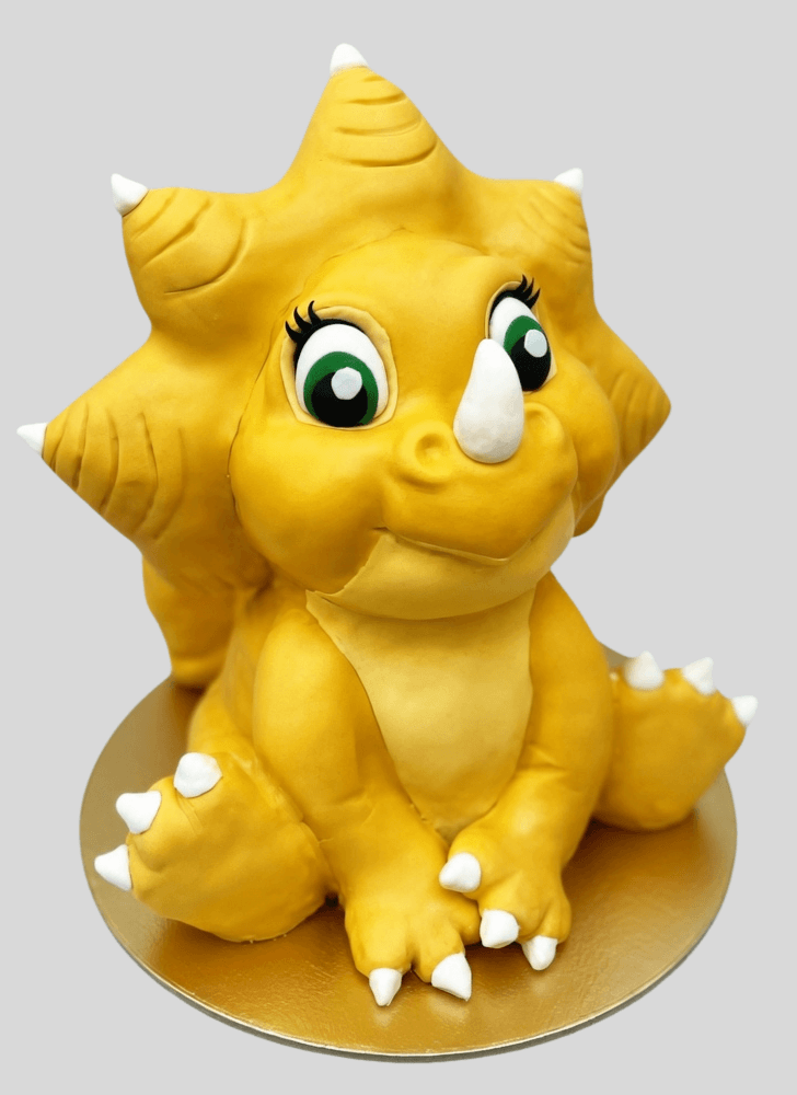 Admirable Triceratops Cake Design
