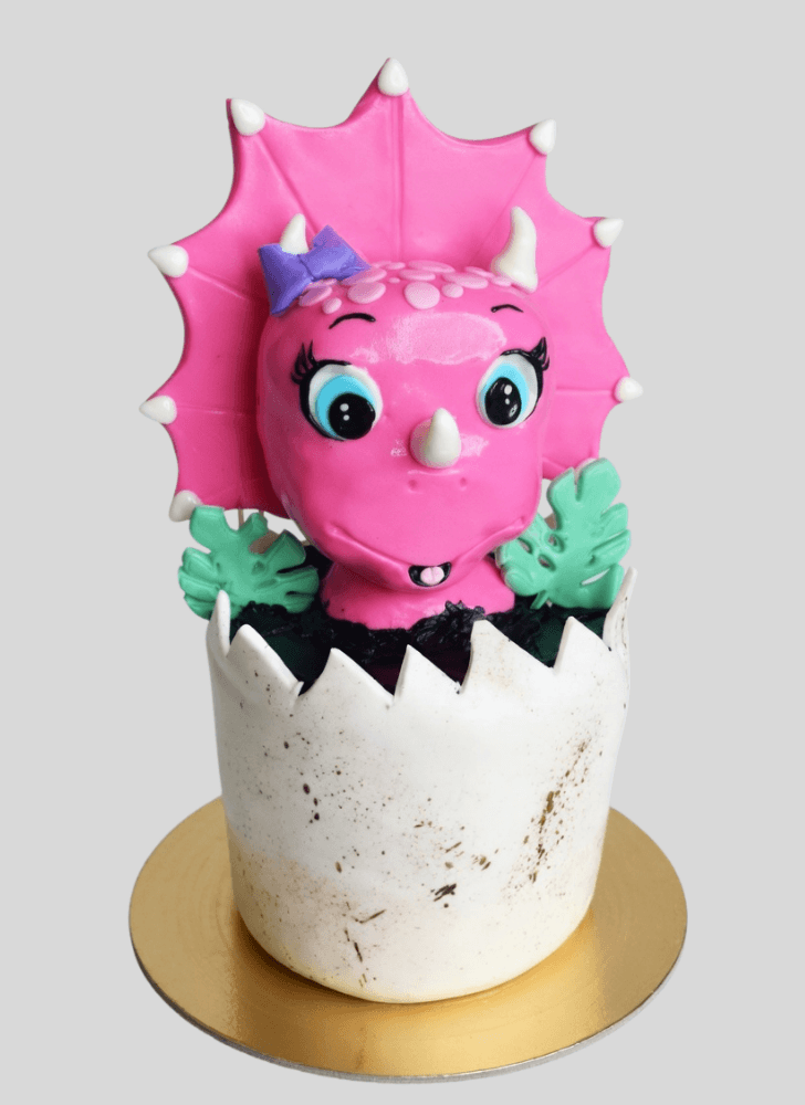 Alluring Triceratops Cake