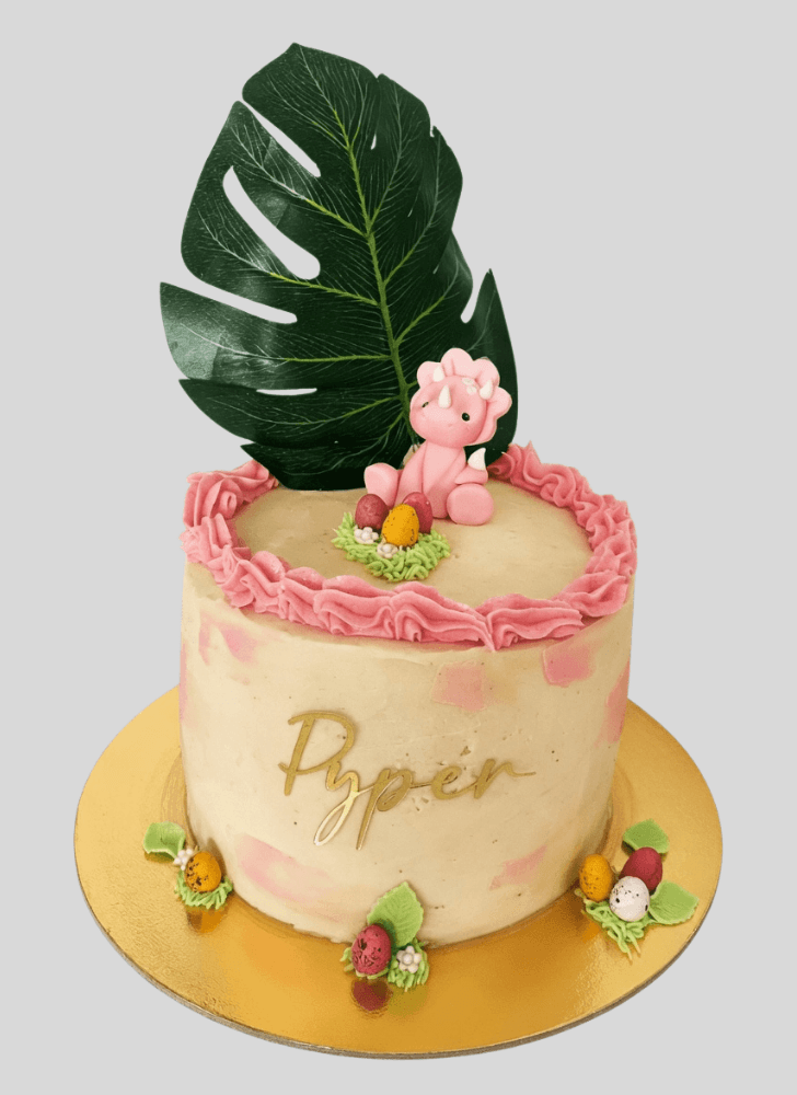 Appealing Triceratops Cake