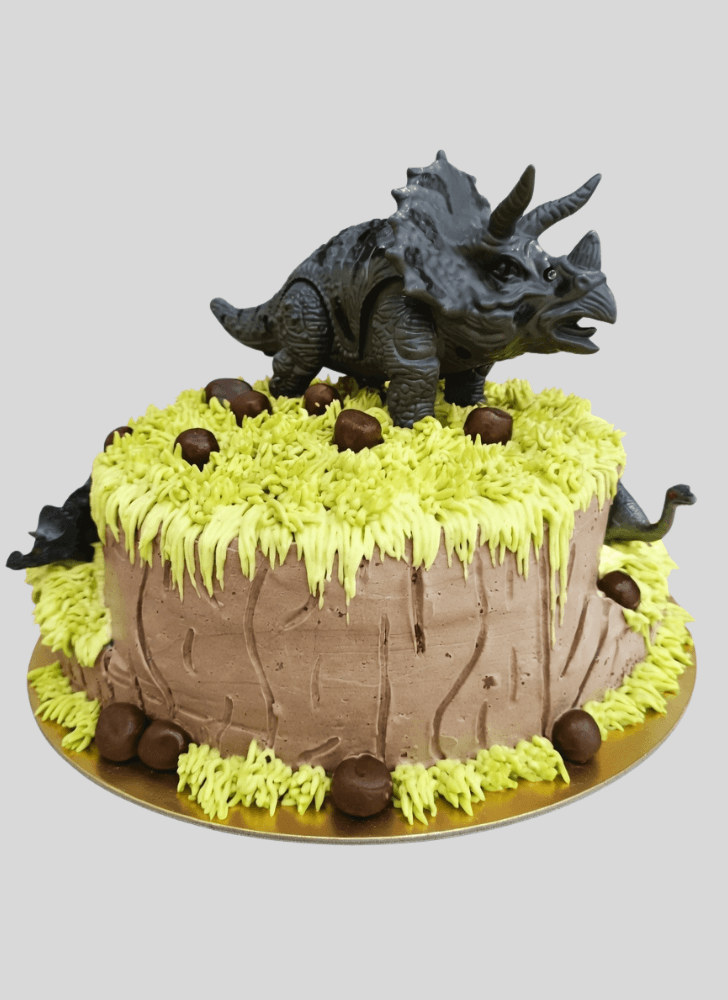 Captivating Triceratops Cake