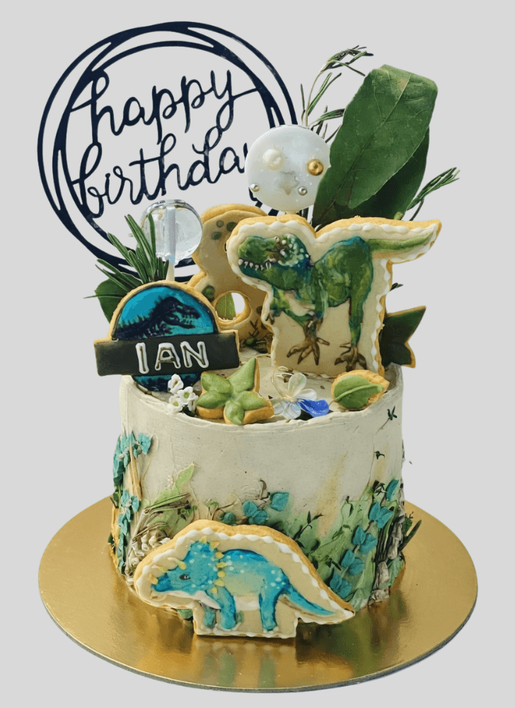 Classy Triceratops Cake