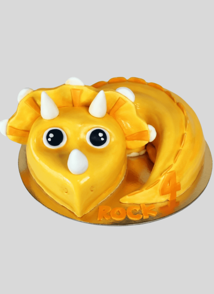 Divine Triceratops Cake